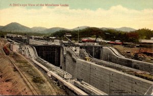 Panama Canal Birds Eye View Of The Miraflores Locks