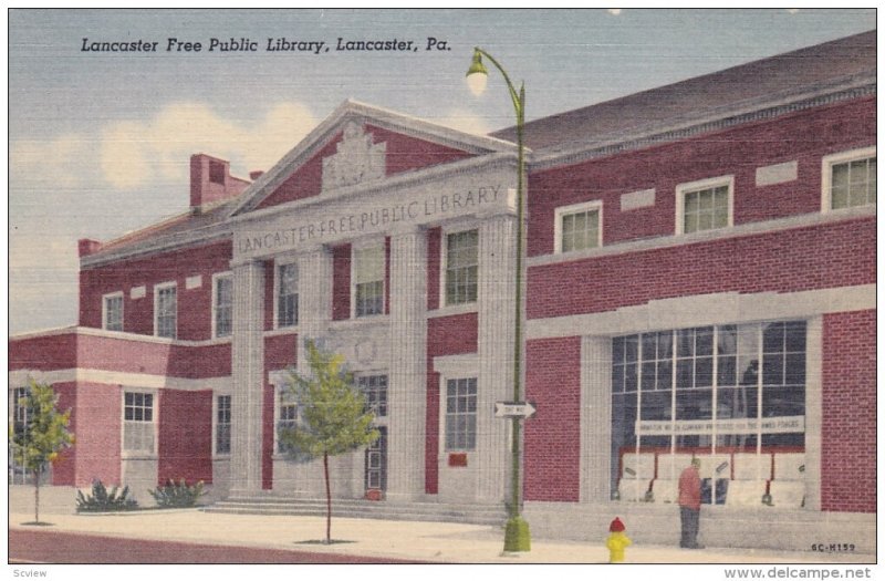 Lancaster Free Public Library, Lancaster, Pennsylvania, 1930-40s