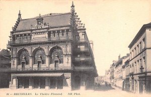 Le Theatre Flamand Bruxelles Belgium Unused 