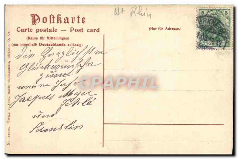 Old Postcard Turkheim Totalansicht