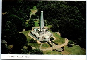 M-49285 Aerial View of Lincoln's Tomb Oak Ridge Cemetery Springfield Illinois