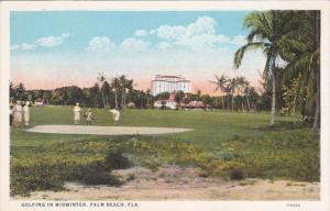 Florida Palm Beach Golfing In Midwinter Curteich