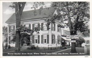 Maine Brunswick Harriet Beecher Stowe House Where Uncle Tom's Cabin Was Writt...