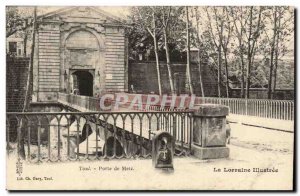 Toul Old Postcard Gate of Metz