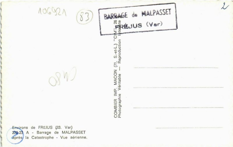 CPA FRÉJUS - Barrage de Malpasset (106921)