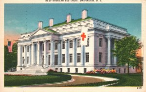 Vintage Postcard 1948 American Red Cross Civil War Women Memory Washington DC 