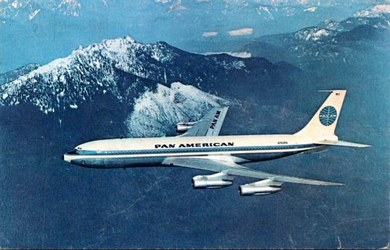 Airplanes Pan American Airways Boeing 707 1974