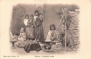 B91907 biskra interieur arabe types folklore Arab interior  africa