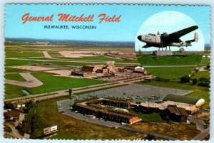 MILWAUKEE, Wisconsin WI ~ Airport GENERAL MITCHELL FIELD Memorial 4x6 Postcard