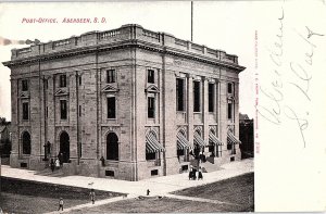 Postcard BUILDING SCENE Aberdeen South Dakota SD AI5263