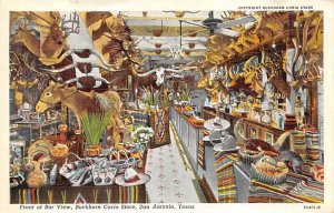 Buckhorn Curio Store Front Of Bar View  - San Antonio, Texas TX Postcard
