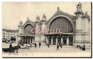 Old Postcard Tours station