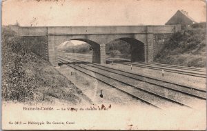 Belgium Braine-le-Comte Le Viaduc du Chemin de fer Vintage Postcard C218