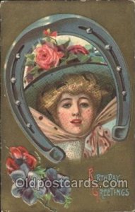 Earl F. Christy, (US) Artist Signed 1910 corner and edge wear, postal used 1910