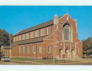 Unused Pre-1980 CHURCH SCENE Kalamazoo Michigan MI hs6583