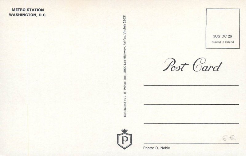 United States Washington D.C. Metro Station