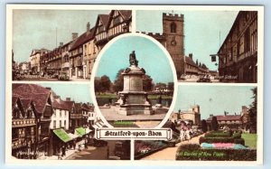 STRATFORD-ON-AVON multiview ENGLAND UK Postcard
