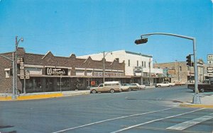 Ozona Texas Street Scene Business District Vintage Postcard AA60750