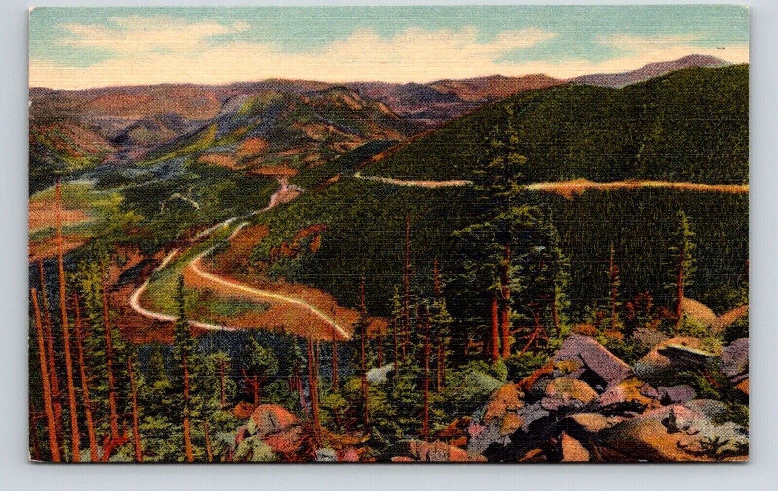 Trail Ridge Rd Hidden Valley Horseshoe Park Timberline Rocky Mtns CO ...