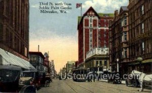 Third St. - MIlwaukee, Wisconsin WI Postcard