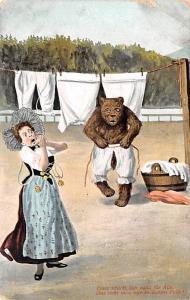 Bear Post Card Old Vintage Antique #1541 postal used unknown