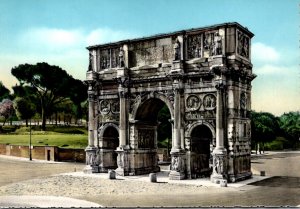 Italy Roma Rome Arch Of Constantine