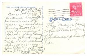 1952 Beach and Hotels, Cape May, NJ Postcard