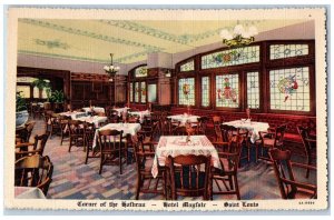 Chicago Illinois Postcard Hotel Mayfair Corner Of Hofbrau Interior Scene c1940's