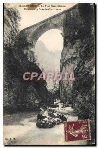 Postcard Dauphine Old Bridge Road Saint Bruno of the Grande Chartreuse