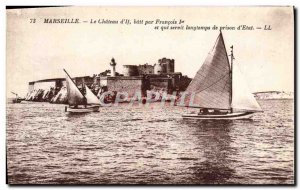 Old Postcard Marseille Le Chateau d & # 39If Charter