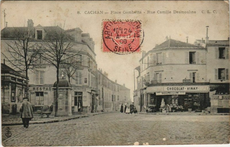 CPA CACHAN Place Gambetta (806880)