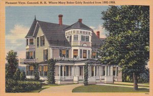 New Hampshire Concord Pleasant View Mary Baker Eddy Residence