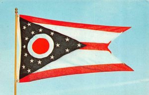 Ohio OH   WELCOME SIGN & STATE FLAG & MAP~Roadside Attractions   *3* Postcards