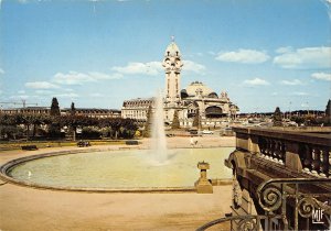 B108518 France Limoges Gare des Benedictins Fountain real photo uk