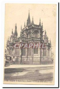 Caen Old Postcard L & # 39eglise Saint Pierre L & # 39abside 16th