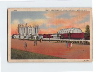 Postcard Travel And Transport Building, Chicago World's Fair, Chicago, Illinois