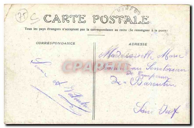 Old Postcard Paris Gare de Lyon