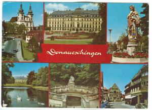 Germany, Donaueschingen, multi view, marked unused Postcard