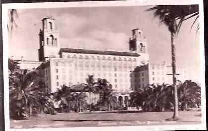 Fl Palm Beach Breakers Hotel RPPC