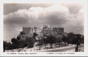 Greece Athens Acropolis Vintage RPPC C180