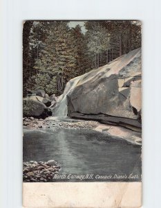 Postcard Diana's Bath Cascade North Conway New Hampshire USA