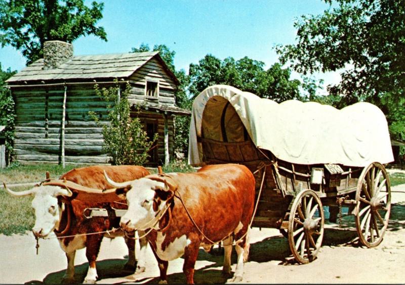 Illinois New Salem Conestoga Wagon Lincoln's New Salem State Park