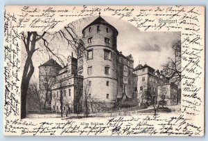 Stuttgart Baden-Württemberg Germany Postcard Altes Schloss 1902 Posted