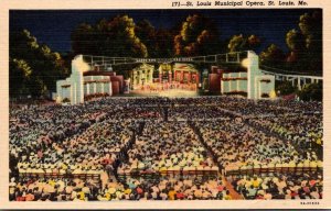 Missouri St Louis Municipal Opera Curteich