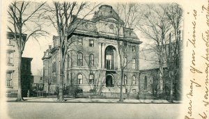 Postcard Antique View of Balloil School, Utica, NY.    K2