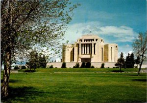 Canada Alberta Cardston The Mormon Temple