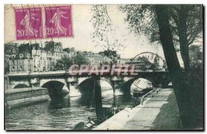 Old Postcard Paris Pont Neuf and the Mint arm