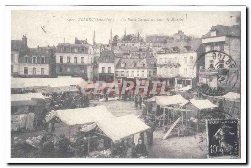 COPYRIGHT Bolbec Old Postcard Place Carnot a walking day