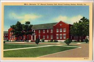 Barracks G Recruit Training, Naval Station, Norfolk VA