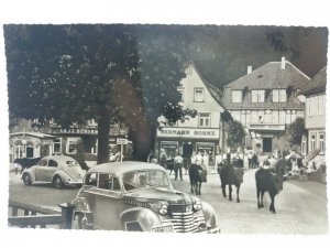 Altenau Oberharz Marktplatz Germany Vintage RP Postcard